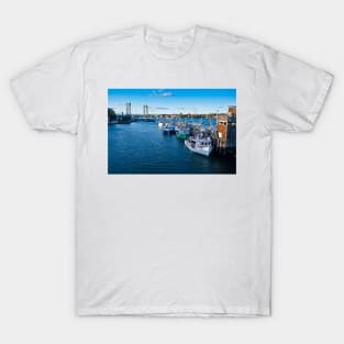 Portsmouth fishing fleet New Hampshire T-Shirt